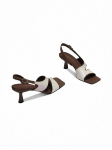 JESSICA SOPHIA | Summer Elegant Style Square Toe Buckle Sandals Elevating