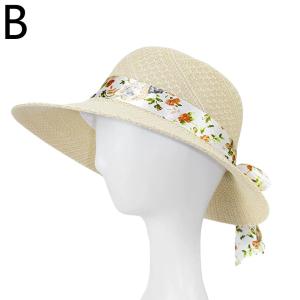 1PCS Woman Elegant Wide Brim Hat Summer Sun Protection Round Hats For Women Casual Beach Sun Hat Fashion Ribbon Fisherman Hat