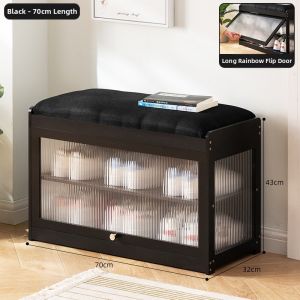 Multi-function Entryway Shoe Cabinet and Bench
