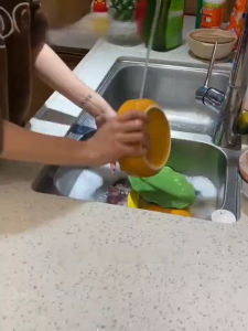 Hamburger Modeling Plate Bowl Set 5pcs Ceramic Creative Tableware Cute Dish Dessert Plate Underglaze Color Bowl Tableware