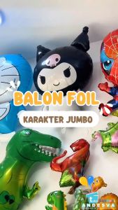 Balon foil KARAKTER Jumbo hero / balon karakter Full body / balon karakter murah / baon bentuk murah