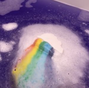 Kinchobabyshop #สบู่เด็ก แคนดี้ทำฟอง รูปก้อนเมฆ Rainbow Cloud Bathbomb #บาธบอม #สบู่ทำฟอง toys