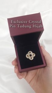 Sv Premium Exclusive Crystal Pin Tudung Hijab Pin Kerongsang Scarf Shawl Bawal Cute Baby Brooch Fashion Jewellery Mewah
