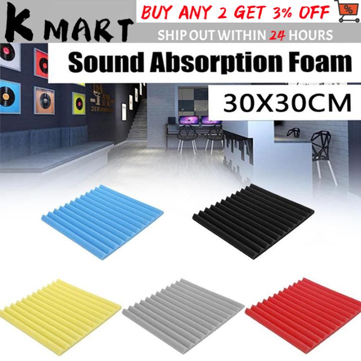 DIY Studio Acoustic Soundproof Foam Pyramid Sound Absorption Treatment ...