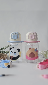 Personalised Kids Water Bottle Customised 650ml Children Water Bottle Tritan Water Bottle Straw Water Bottle