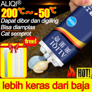 ALIQI Lem Las AB 50/100G: Lem Metal Perbaikan Logam & Tahan Suhu Tinggi