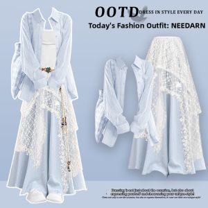 NEEDARNA | Waist Accentuating Fall Beach Dress