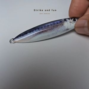 Metal Jig Umpan Jigging Realistik Blue Sarden 40 60 80 Gram Model Colt Snipper Full GID