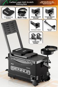 BENNUO | Ultra-light Multifunctional Large Fishing Tackle Box