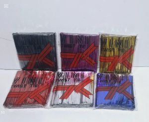 METALLIC TWIST TIE 8cm (approx. 800 pcs per pack)