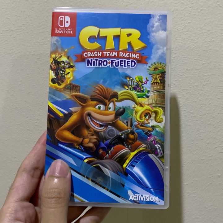 CTR Nintendo Switch Crash Team Racing Nitro Fueled Cras tim race nitro fuel  kaset game original balap anak balapan anak mobil cras bandicot crash