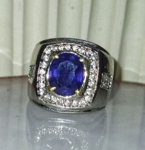 Cincin Batu King Royal Sapphire Blue Natural (High Quality)