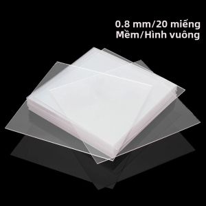 Vật Liệu Giữ Răng Chỉnh Nha PIORYPOY Tấm Mềm Cứng Nhiệt Dẻo 0.8/1.0/1.5mm Trong Suốt Hình Tròn/vuông Dùng Cho Tạo Hình Chân Không