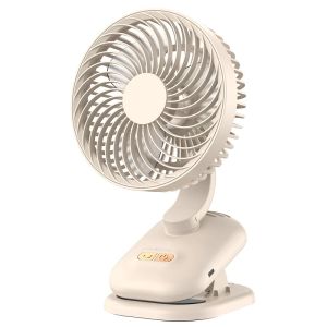 Quạt Kẹp Sạc Được 1800mAh Quạt Di Động Cho Xe Đẩy Em Bé Với 4 Tốc Độ 120 ° Chức Năng Tự Động Dao Động Để Sử Dụng Trên Bàn Làm Việc