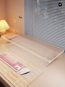 MUGG | Acrylic Multi-functional Monitor and Keyboard Shelf