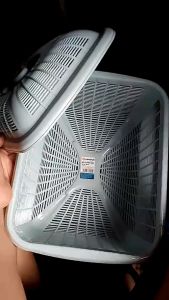 Rổ Nhựa Vuông Có Nắp Đậy Nhựa Việt Nhật
