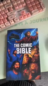 Illustrated Bible Comic Book For Kids Makes Complex Scripture Easy To Understand. Christian Gift Ide