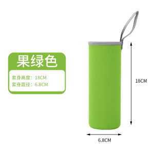 Universal Thermal Mug Elastic Cup Cover with Handle Insulation Anti-Scalding Shatter Proof Minimalist Glass Cup Cover Protective Cover