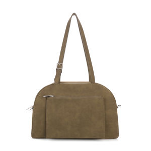 JANDRESS | Original Green Suede Large Capacity Crossbody Shoulder Tote Bag