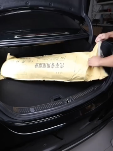 ZLWR BYD M6 trunk mat TPE material anti-scratch and wear-resistant car trunk cushion car interior modification supplies suitable for BYD M6