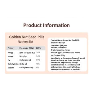 Linen Seed Pills Healthy Meal Replacement Walnuts Red Dates Nuts Milled Whole Case Snacks Snacks