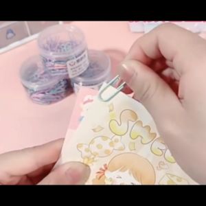 Set 160 kẹp giấy tài liệu bằng kim loại nhiều màu sắc size 29mm-HAUSE