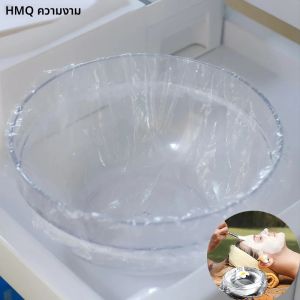ถุงอ่างล้างหน้าแบบพกพา ใช้ครั้งเดียวทิ้ง ใส ขนาดเล็ก ทำจากพลาสติก อุปกรณ์เสริมความงามสำหรับร้านเสริมสวย