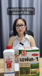 ชุดป้องกันกำจัดเพลี้ย คุณภาพสูง ใช้ได้ทุกพืช มาคา สารอินทรีย์ และปุ๋ยทางใบ FK-1