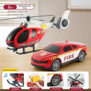 HUPINXIAN | Fire Rescue Multi-functional Helicopter Toy