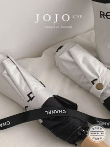 Mr. Grocery JOJOS L. PD. London Evening News High Aesthetic Vintage Umbrella Versatile Foldable Polyester Fabric Rain And Sun Protection