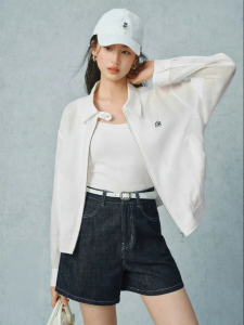 SEIFINI | Physical Sunscreen Breathable Short Jacket 100%% Ramie