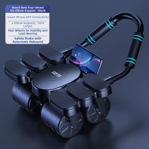 4-Wheel Auto-Return Ab Roller