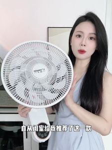 12 Inch Wall Fan Electric Fan Inverter With Remote Control 5 Leaves Banana Blade Design