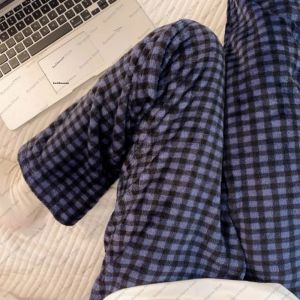 กางเกงลายตาราง กางเกงนอนผ้าสักหลาดสำหรับผู้หญิง กางเกงนอนฤดูใบไม้ร่วงฤดูหนาว ให้ความอบอุ่น ลายการ์ตูน สบายๆ ใส่สบายๆ อยู่บ้าน กางเกงขายาว