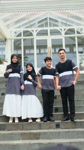 Sweetline Couple Family Kaos Serasi Hitam Abu Burgundy untuk Anak Dewasa
