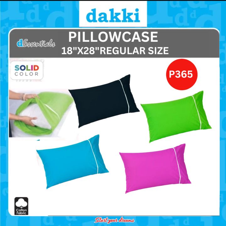 Dakki Pillowcase Regular (Queen Size) 100% Cotton 18\