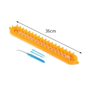 Rectangle Knitting Loom Weaving Scarf Sweater Hat Shawl Stitching Knitting Machine DIY Handmade Craft Braiding Tool