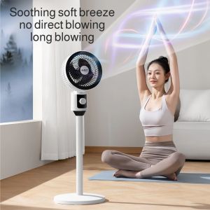 Desktop dualuse floor fan with wideangle air circulation