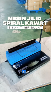 Mesin Jilid Spiral Kawat A4 T118R | TD-13 | TD-130 Grakitec