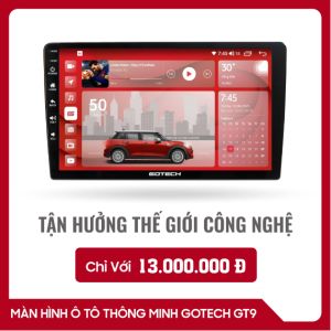 [HÀNG CHÍNH HÃNG] MÀN GOTECH GT9 9in 10inch  lắp sim 4G Ram4G-Rom64G Tặng MẶT DƯỠNG THEO XE Ô TÔ. Màn hình android ô tô dvd gắn taplo xe hơi. Màn hình ô tô GT9 xem camera ô tô xuất video out ra màn hình gối định vị GPS tích hợp vôlawngg.