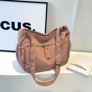 Casual Big Bag Canvas Bag Tote Bag Women 2024 Popular New Arrival Large Capacity Class Commuter Shoulder Bag