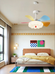 DGY | Vintage Style Quiet Eye-protective Ceiling Fan Light