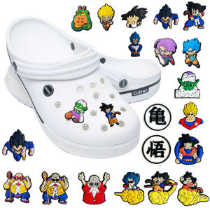 Hot Toys | Mix 30-200pcs Manga Cartoon Shoe Charm PVC DiY for Shoe Accessories Dreations for Sandals Sneaker Classic Clog Kids X-mas Gifts