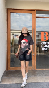 SHIVA Celana Pendek Jeans Wanita Hotpant Retro Korean Style