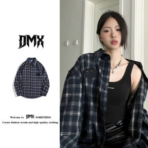 Street Style Hand-Painted Graffiti Striped Shirt Casual Loose plus Size Fashionable Couple Outerwear for Men And Women