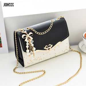 ELACCENT กระเป๋าสะพาย กระเป๋าสะพายผญ กระเป๋าสะพายผู้หญิง กระเป๋าแฟชั่น เทรนด์แฟชั่น เวอร์ชั่นเกาหลี กระเป๋า ผญแฟชัน กระเป๋าสะพายไหล่ผญ สายสะพายโซ่ สไตล์เกาหลี ใหม่ (4 สี)