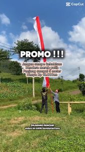 BENDERA MERAH PUTIH LESPANG 20PCS (1 KODI)
