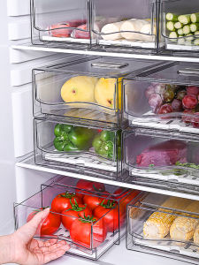 BANGJIAYI | Food-grade Refrigerator Freezer Drawer Drainage Storage Box
