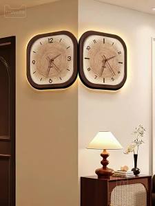 CTYLIGHTZ | Corner Vintage Style Double Sided No Drilling Luminous Clock