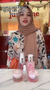 Paket Skincare Acne More Justmine Beauty Kulit Jerawat Moderat